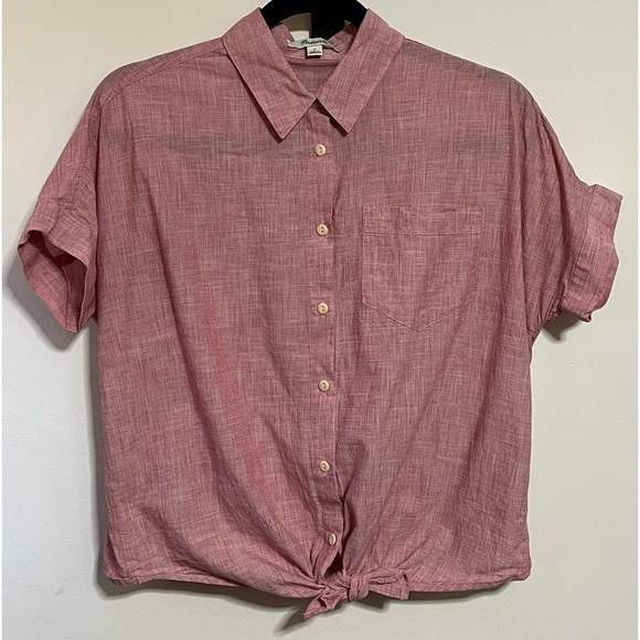Madewell Pink Top Sz Small - Picture 2 of 9